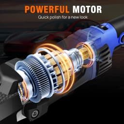 DayPlus 1400W Electric Car Polisher Car Beauty Waxing Machine Adjustable Speed Sanding Tool Automotive Polishing Scratch Repair