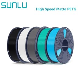 SUNLU 5KG High Speed Matte PETG Filament 1.75mm 1kg Spool (2.2lbs) High Speed Printing Filament Fit Most FDM Printer