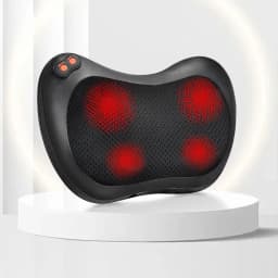 Multifunctional Neck Massager Shoulder Waist Back Car Home Cervical Massage Pillow 3 speeds