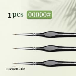 Fine Tip Paint Brush Set for Acrylic, Models, Mini Miniature Detail , Nylon Hair Thin Extra Fine Paintbrushes