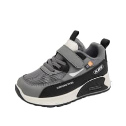 PU Leather Sport Shoes For Children 2026 Trend Fashion Kid's Sneakers Soft-soled Outdoor Boy's Girl's Running Shoes