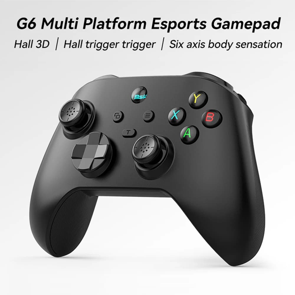 G6 Mobile Game Controller For Switch/IOS/Andriod/PC Support Streaming media/cloud Game Mobile Phone GamePad Hall effect joystick