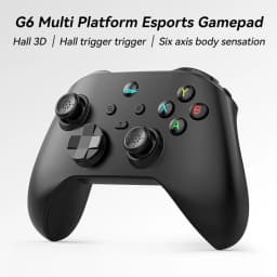 G6 Mobile Game Controller For Switch/IOS/Andriod/PC Support Streaming media/cloud Game Mobile Phone GamePad Hall effect joystick