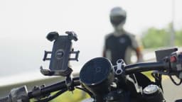 Joyroom Motorcycle Bike Phone Holder Mount with Vibration Dampener For Motorcycle Bike, Scooters ATV/UTV Universal Bicycle Mount