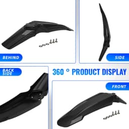Front Rear Tail Fender Universal Plastic Modified Extended Motorcycle Longer For Sur-Ron Lightbee Electric Bike Dirt E-Bike Part