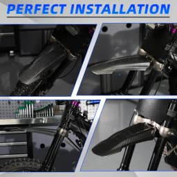 Front Rear Tail Fender Universal Plastic Modified Extended Motorcycle Longer For Sur-Ron Lightbee Electric Bike Dirt E-Bike Part