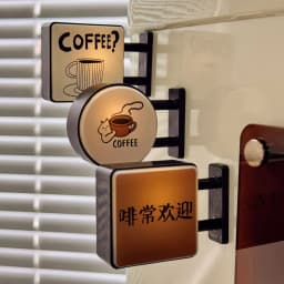 Mini Lightbox Fridge Magnet Coffee Japanese Creative Tourism Souvenir Magnetic Luminous Light Box Home Decoration Gift