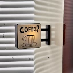 Mini Lightbox Fridge Magnet Coffee Japanese Creative Tourism Souvenir Magnetic Luminous Light Box Home Decoration Gift