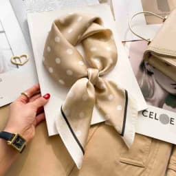 70cm Leopard Print Silk Square Scarf for Women Satin Shawl Fashion Wraps Neckerchief Female Hair Bands Ribbon Headband Bandana
