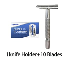 Wholesale Razor Stainless Steel Double-Blade Razor Old-Fashioned Manual Shaving for Men Razor Blade