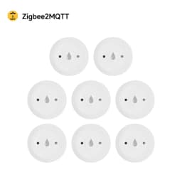 Zigbee Water Flood Sensor Leak Detector Home Security Alarm Remote Monitor Works with Home Assistant Zigbee2MQTT