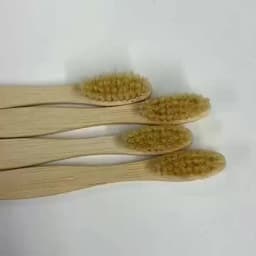 10/5Pcs 100% Biodegradable Bamboo Toothbrush,Eco-Friendly Natural Boar Bristles,No Plastic Environmentally FriendlySustainable
