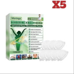 Moringa 10-in-1 Nano Microneedle Patch - Moisturizing, Firming Skin, Microdarts Technology for Women & Men Daily Care Body Care