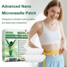Moringa 10-in-1 Nano Microneedle Patch - Moisturizing, Firming Skin, Microdarts Technology for Women & Men Daily Care Body Care