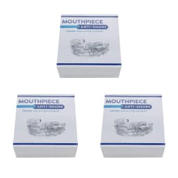 1/2/3/4/5Pcs,Anti-Snoring Teeth Bruxism Mouthguard Improves Sleep Teeth Bruxism Sleep and Apnea Snoring Device Stops Snoring