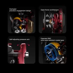 Newest DXC2 Extruder For Creality K2 Series One Snap Away /Patented RNC/Self-adjusting Pressure Arm For K2 Series 3D Printer
