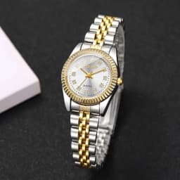 Fashion Rhinestone Women Watches Luxury Stainless Steel Band Ladies Quartz Wristwatch Reloj Mujer(Without Box)