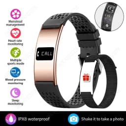 2026 New Smart Bracelet Ultra-thin Heart Rate Blood Oxygen Sleep Monitor IPX8 Waterproof Smart Watch Sports Women Men Band Ht30