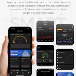 2026 New Smart Bracelet Ultra-thin Heart Rate Blood Oxygen Sleep Monitor IPX8 Waterproof Smart Watch Sports Women Men Band Ht30