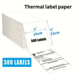 4"x6" inch Thermal Label Paper 100x150mm 100/500PCS Waterproof For Thermal Shipping Labels DHL UPS Express Barcode For D100/D200