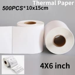 4"x6" inch Thermal Label Paper 100x150mm 100/500PCS Waterproof For Thermal Shipping Labels DHL UPS Express Barcode For D100/D200