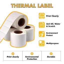 4"x6" inch Thermal Label Paper 100x150mm 100/500PCS Waterproof For Thermal Shipping Labels DHL UPS Express Barcode For D100/D200