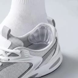 Clear Silicone Heel & Forefoot Cushion Pads, Lightweight Breathable Comfort Inserts for High Heels & Sneakers Unisex