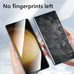Curved Screen Protector For Samsung Galaxy S23 Ultra, S22 Ultra, S21 Ultra, for S24 Ultra Ceramic Film With Install Kit