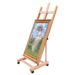 Newly Designed H-frame Easel Adjustable Movable Tilting Easel Painting Easel Large Studio H-Frame Easel for Painting