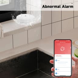 Tuya ZigBee 3.0 Smart Water Sensor Leak Detector Flood Water Leakage Alarm Smart Life Control Work With Smart Life Zigbee 2MQTT
