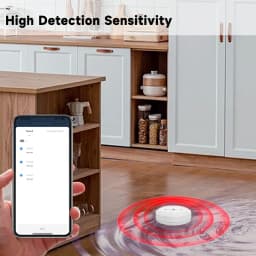 Tuya ZigBee 3.0 Smart Water Sensor Leak Detector Flood Water Leakage Alarm Smart Life Control Work With Smart Life Zigbee 2MQTT