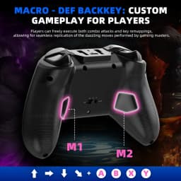 VILCORN G6 Bluetooth-Compatible Wireless Game Controller for iOS/Android Smartphones Gamepads for PC/SWITCH Hall Rocker Joystick