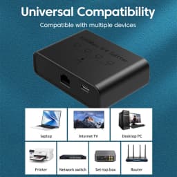 VIKEFON 5-port Gigabit Network Switch Ethernet RJ45 Network Port Network Cable Connection Switch Network Splitter Cable Expander