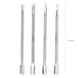 1Pcs Stainless Steel Double Head Cuticle Pusher for Manicure Tools for Nails Art Non-Slip Nail Cuticle Remover Accessories