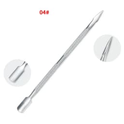 1Pcs Stainless Steel Double Head Cuticle Pusher for Manicure Tools for Nails Art Non-Slip Nail Cuticle Remover Accessories