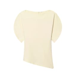 HH Spring Summer Women Casual Asymmetrical T-Shirts Fashion Solid Female O-Neck Short Puff Sleeve Blouse Lady Office Chic Tops