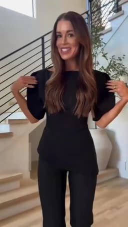 HH Spring Summer Women Casual Asymmetrical T-Shirts Fashion Solid Female O-Neck Short Puff Sleeve Blouse Lady Office Chic Tops