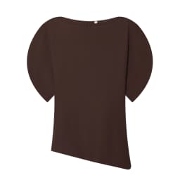 HH Spring Summer Women Casual Asymmetrical T-Shirts Fashion Solid Female O-Neck Short Puff Sleeve Blouse Lady Office Chic Tops