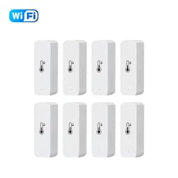 Tuya Smart WiFi Temperature Humidity Sensor Indoor Hygrometer Thermometer APP Remote Monitor Compatible with Alexa Google