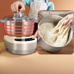Dough Kneading Machine 5L 7L Dough Maker Electric Kneading Machine Dough Mixer with Fermentation Function Stainless Steel