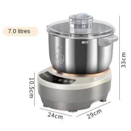 Dough Kneading Machine 5L 7L Dough Maker Electric Kneading Machine Dough Mixer with Fermentation Function Stainless Steel