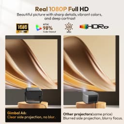 XGODY 4K Projector Native 1080P AUTO Focus WiFi6 18000 lumens Android Beamer HD Home Theater Cinema for Home