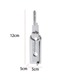 Lockpicking Lock Decoder Pick Locksmith Tools For lock embryo/double straight groove/positive S groove Maintenance Repair Tools