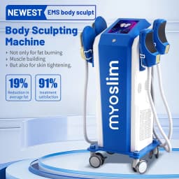 MYOslim Body Sculpt Machine 6500W RF Sculpting Fat Slimming Technology Muscle Stimulation 15 Electromagnetic Weight Loss