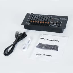 Datewink Mini Console DMX Controller Channel Stage Light Controller For Moving Head LED Par Lights DJ Disco Party Club Equipment