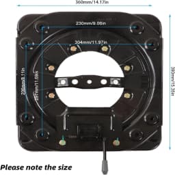 Swivel Car Seat Base, 360 Degree Rotation, 130KG Load Capacity Cold Rolled Steel RV Seat Swivel, Fast & Free Local Shipping