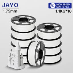 JAYO 10 Rolls 3D PETG/PLA/PLA PLUS/PLA Meta/ PLA Matte Printer Filament 1.75mm 100% No Bubble non-toxic 3D Printing Materials