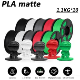 JAYO 10 Rolls 3D PETG/PLA/PLA PLUS/PLA Meta/ PLA Matte Printer Filament 1.75mm 100% No Bubble non-toxic 3D Printing Materials