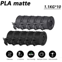 JAYO 10 Rolls 3D PETG/PLA/PLA PLUS/PLA Meta/ PLA Matte Printer Filament 1.75mm 100% No Bubble non-toxic 3D Printing Materials