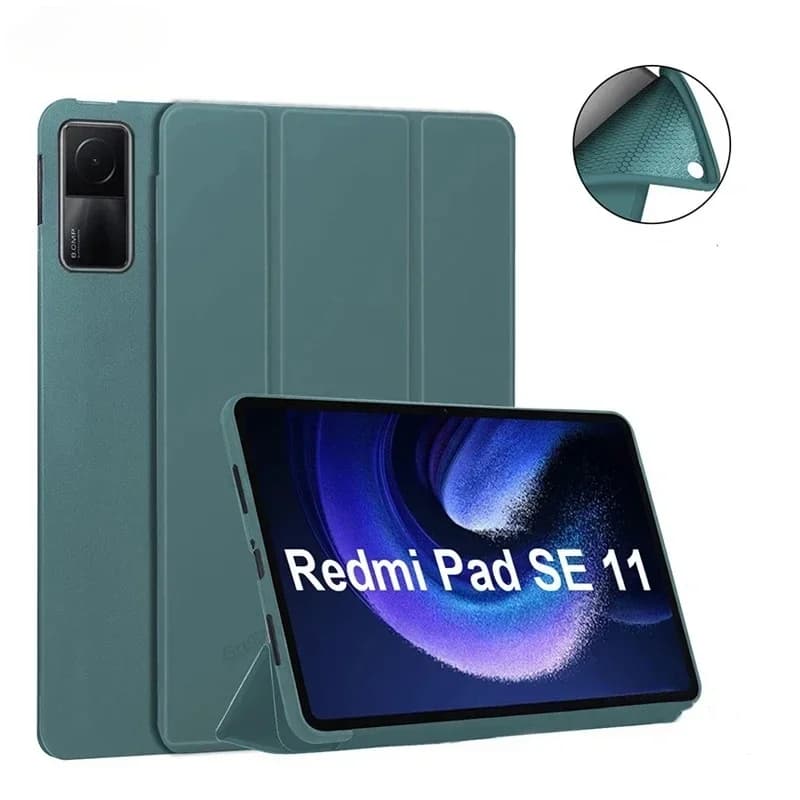 For Funda Xiaomi MiPad 7 6 Pro 5 11 11.2 Case Redmi pad SE 11 10.6 8.7 12.1 Auto Wake up & Sleep Silicone Cover Support Charging